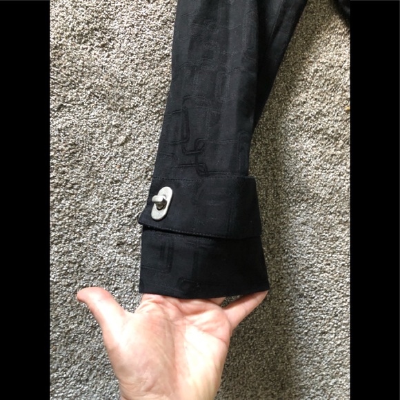 George Cotton Trench coat jacket size M Classic - Picture 7 of 12